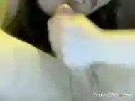 Amazing girl does a deepthroat to remember