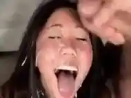 Asian Whore Double Cum Facial