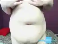 BBW stunner with huge knockers strips for me on webcam