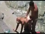 Beach Sex And Masturbation On Beach Exposed By Voyeur