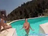 Bigbooty milf blows cock and balls outdoors