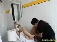 Blindfolded teen tricked and fucked