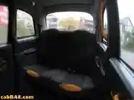 Cab 21yo slut rides huge drivers cock while fucking