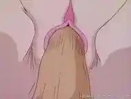 Cartoon hottie fingered and fucked