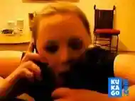 Cheating Girl on Phone With Husband While Sucking a BBC