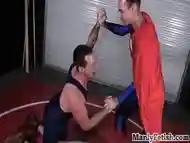 Cosplay wrestler bottom assfucked and facialized by dominant