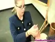 Deepthroating Teacher Cum Drenched By Student