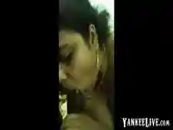 Desi girl giving superb blowjob