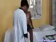 Ethnic Twink Squirting At Doctors Visit