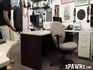 Fine ass MILF shows her dick riding skills to a pawnbroker