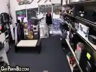 Gaypawn BWC POV assfucked by owner of the pawnshop after BJ