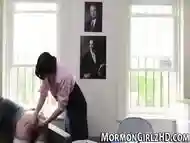 Hairy Mormon Teen Licked