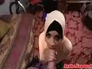 Hijabi amateur railed in forbidden pussy