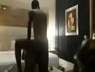 I fuck this cuckold big black ass wife and husband cry