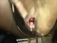 Mature woman masturbating and shitting