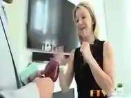 Milf beauty creampied