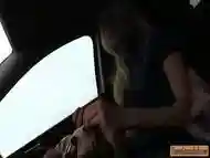 Pretty Amateur Blonde Teen Victoria Puppy Fucked In The Car