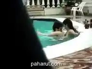 Public Sex in A pool