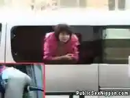 Publicsex Oriental Dildofucked In A Car