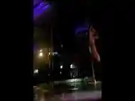 Real stripper gets lets customer finger her for 5$ on stage.