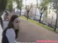 Russian Girl Picked Up For Spycam Drill