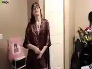 Sexy Tgirl Strips Off Her Clothes