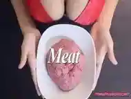 Sexy and Juicy Hamburger with Wine