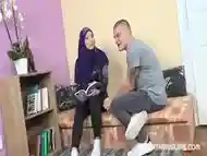 Sexy muslim teacher gives special lesson