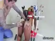 Slutty kitten is brought in butthole madhouse for uninhibited treatment