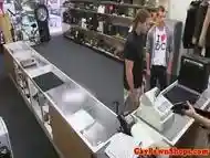 Straight Stud Sucking For Cash At Pawnshop