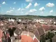 Top View of Sibiu Romania