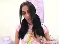 Young yasmin finger fucks her tight pussy