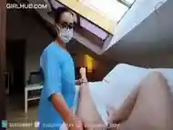 Zuzu sweet cock doctor blows her patient