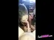 amareur latina milf blowjob and cumshot