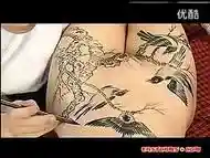 chino art body painting in chine