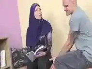 sexy muslim teacher gives special lesson french femdom romantic handjob